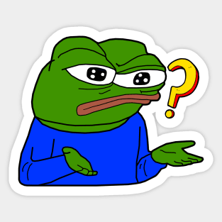 Apu Confused Pepe Sticker
